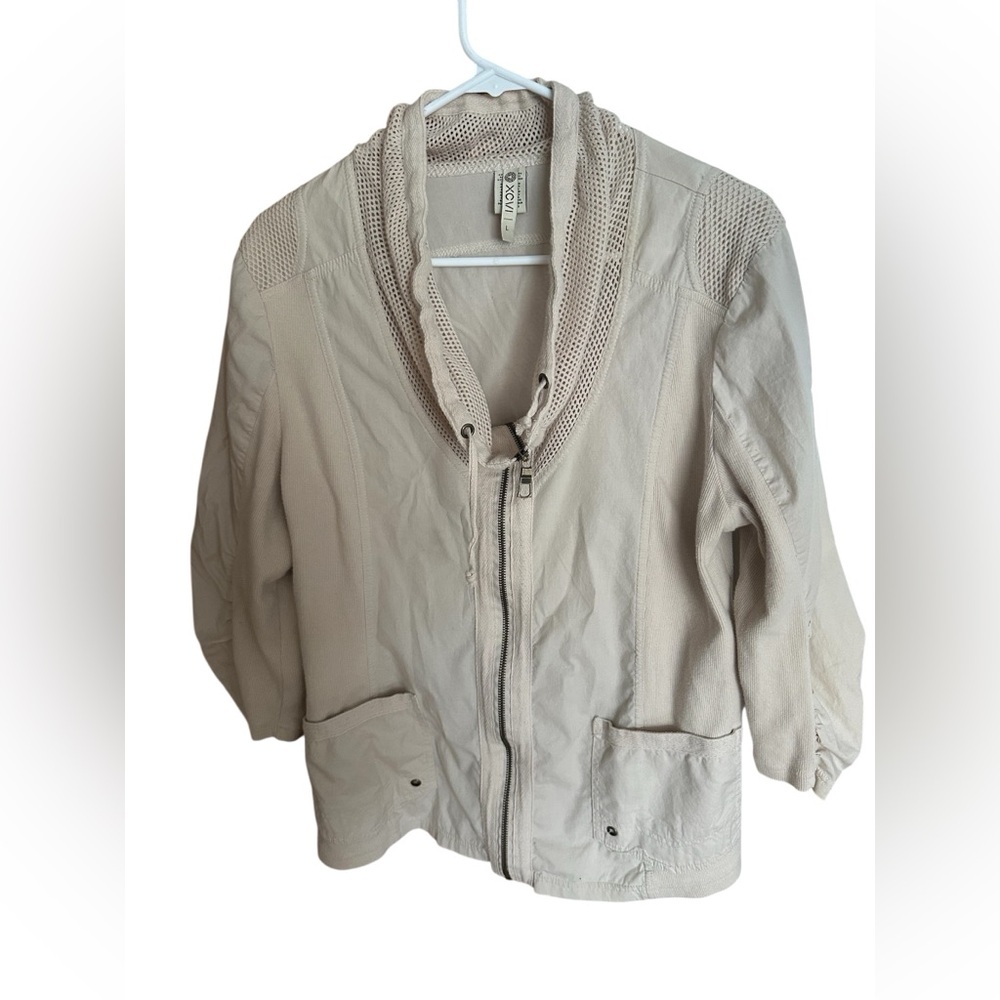 XCVI Women's Beige Utility Jacket